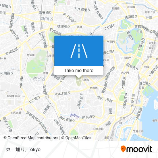 東十通り map