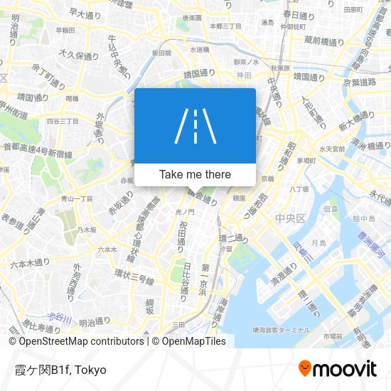 霞ケ関B1f map