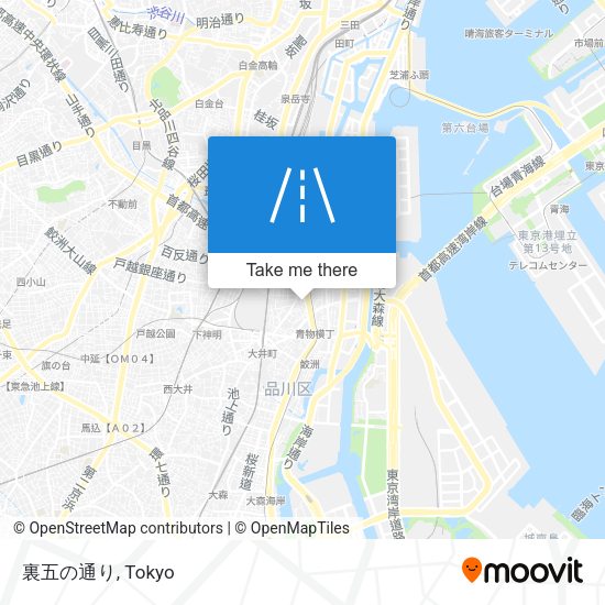 裏五の通り map