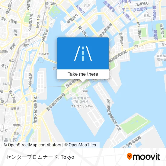 Center Promenade map