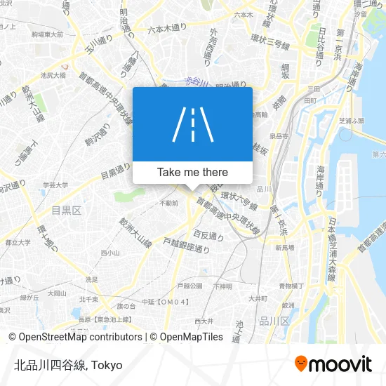 北品川四谷線 map