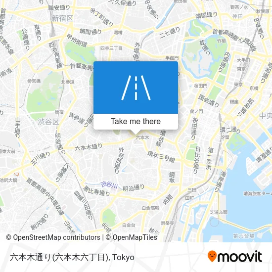 六本木通り(六本木六丁目) map