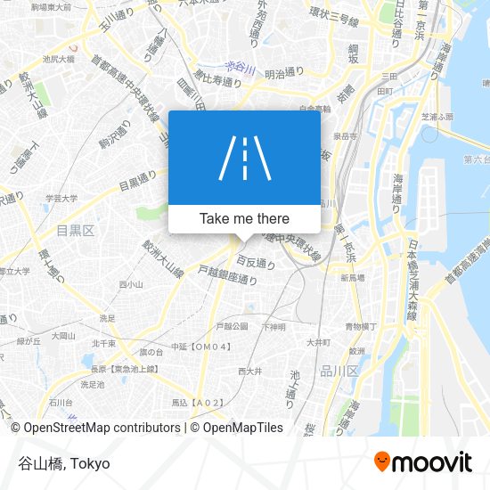 谷山橋 map