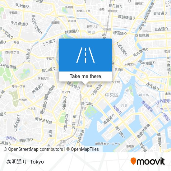 泰明通り map