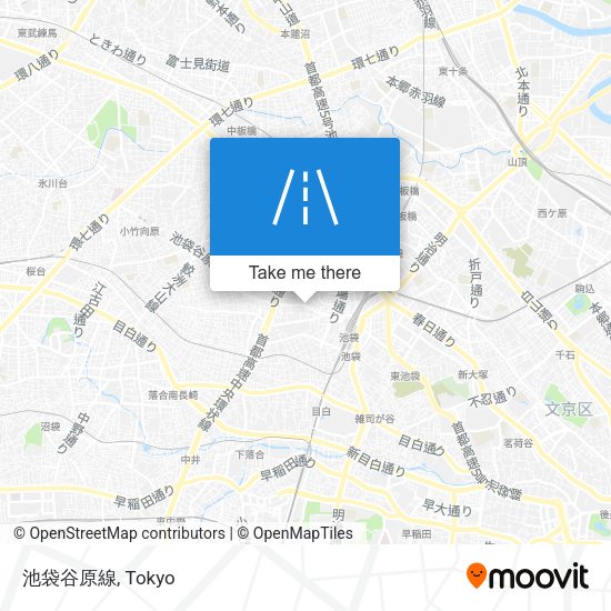 池袋谷原線 map
