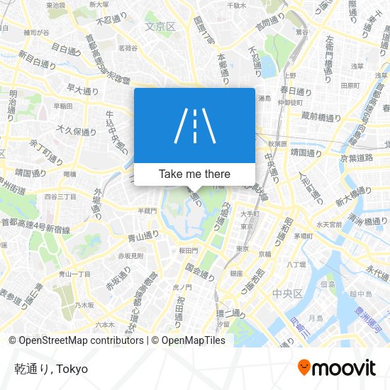 乾通り map