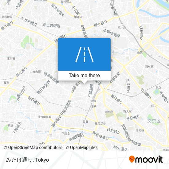 みたけ通り map