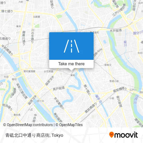 青砥北口中通り商店街 map