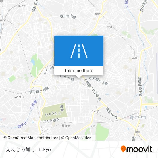 えんじゅ通り map