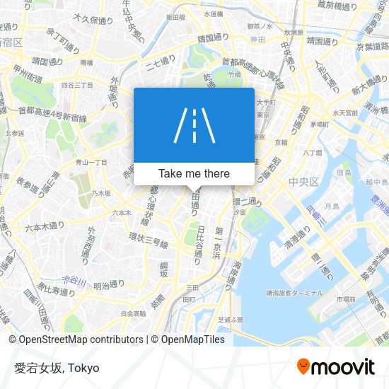 愛宕女坂 map