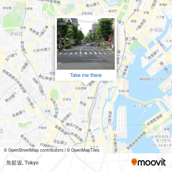 魚籃坂 map