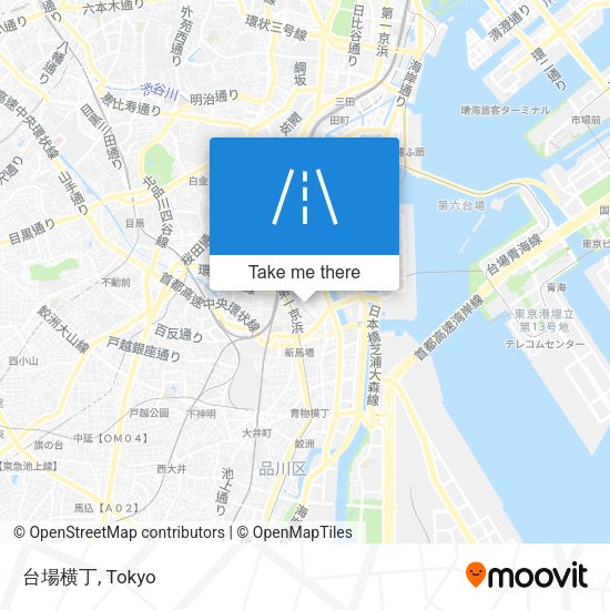 台場横丁 map