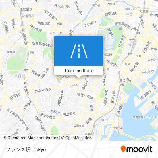 フランス坂 map