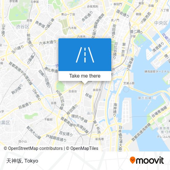 天神坂 map
