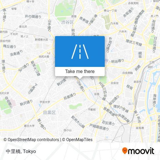 中里橋 map