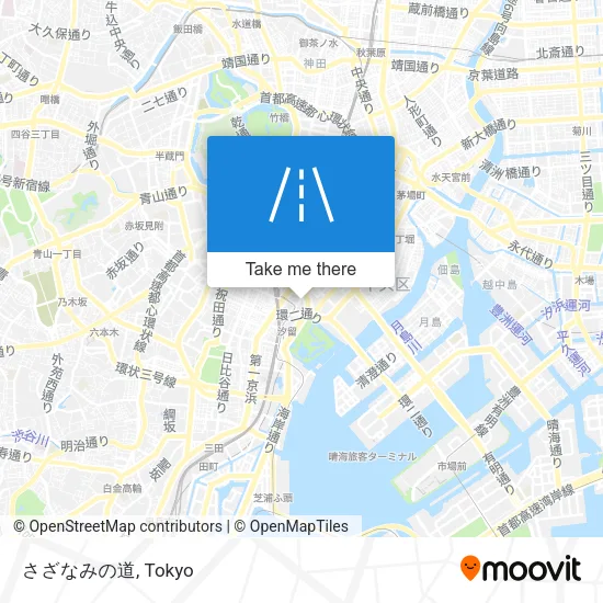 さざなみの道 map