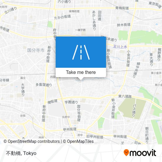 不動橋 map