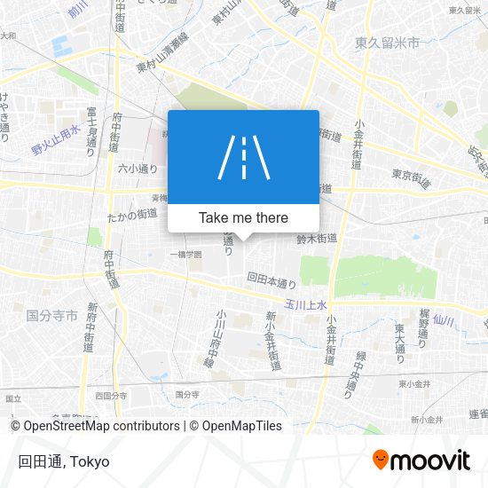 回田通 map