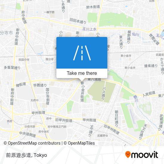 前原遊歩道 map