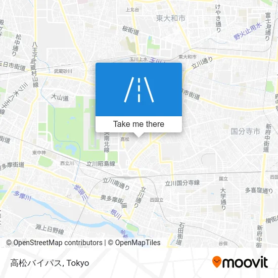 高松バイパス map