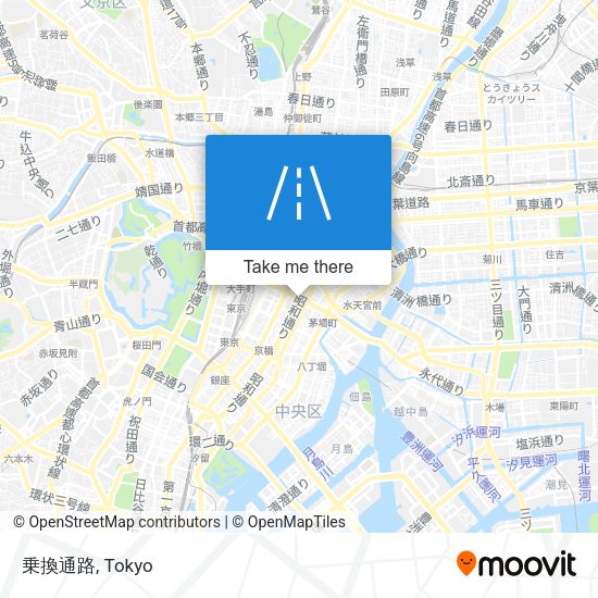 乗換通路 map