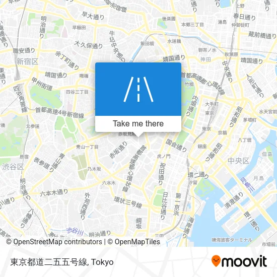 東京都道二五五号線 map