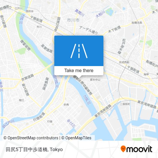 田尻5丁目中歩道橋 map
