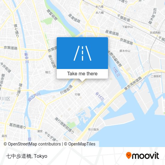 七中歩道橋 map