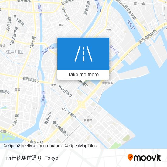 南行徳駅前通り map