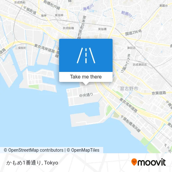 かもめ1番通り map