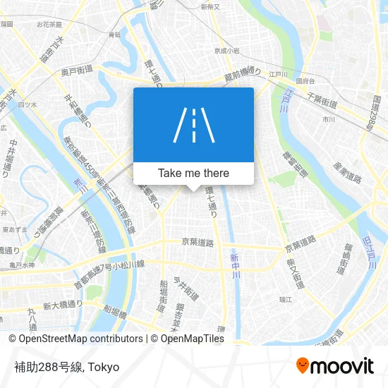 Auxiliary Line 288 map