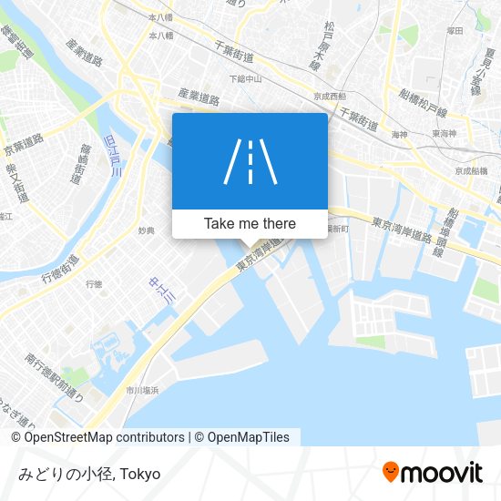 みどりの小径 map