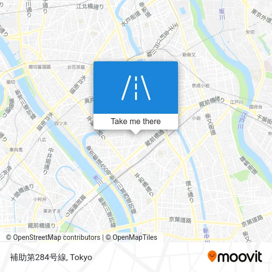 補助第284号線 map