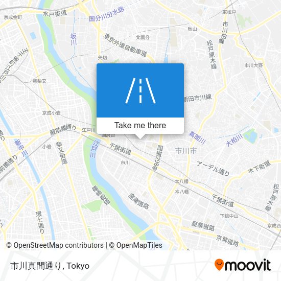 市川真間通り map