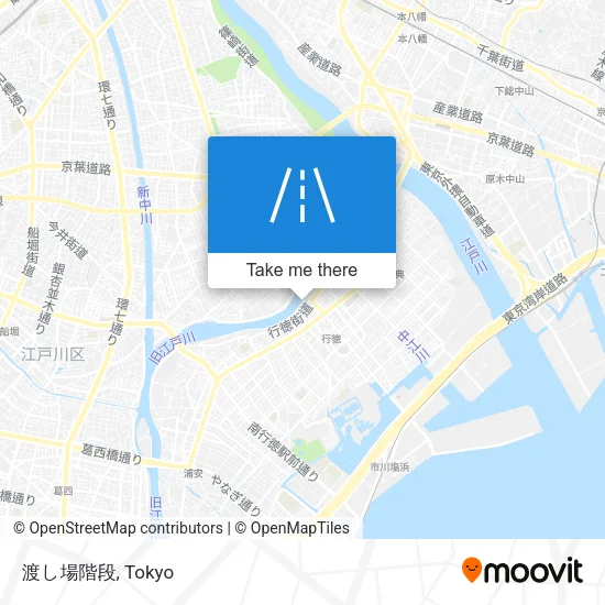 渡し場階段 map