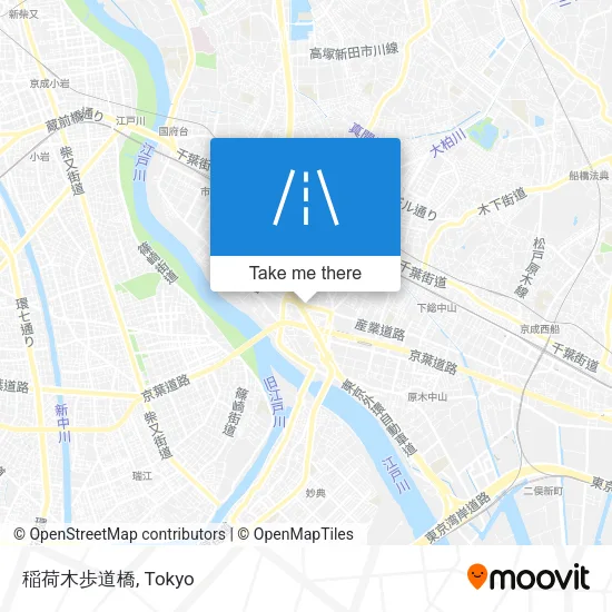 稲荷木歩道橋 map