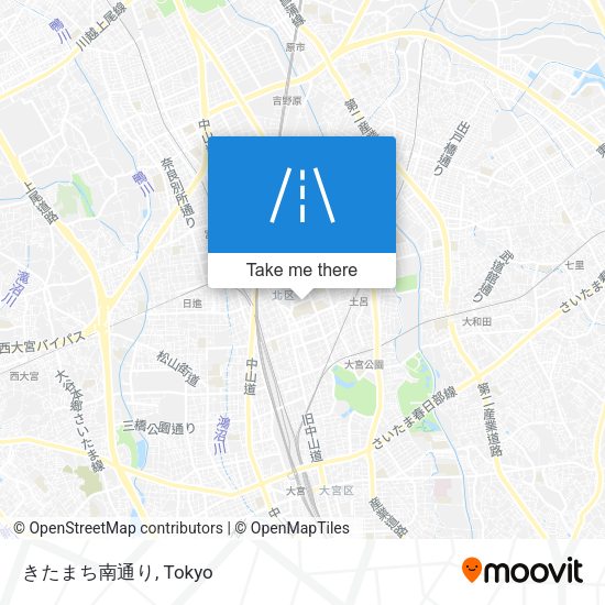 きたまち南通り map