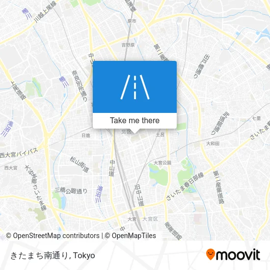 きたまち南通り map