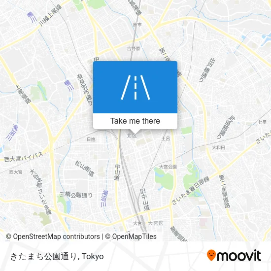 きたまち公園通り map
