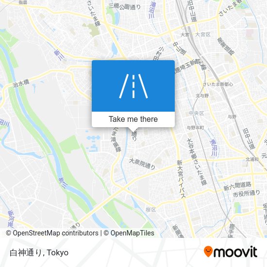白神通り map