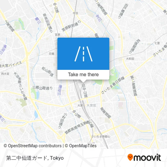 第二中仙道ガード map