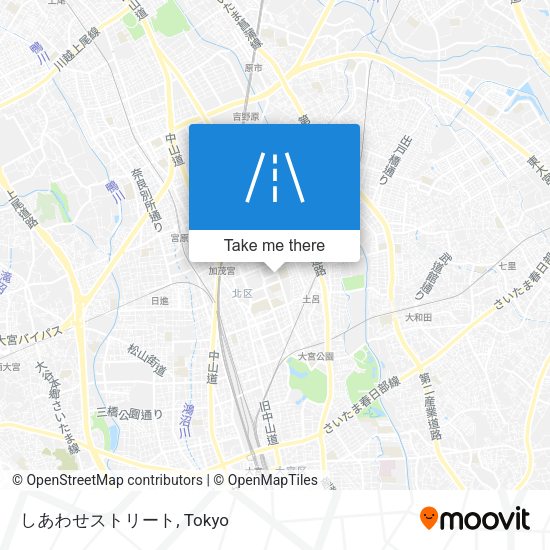 しあわせストリート map