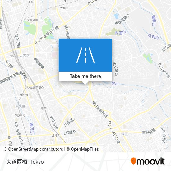 大道西橋 map