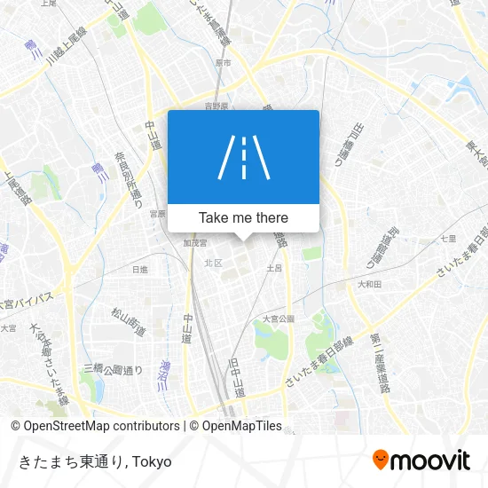 きたまち東通り map