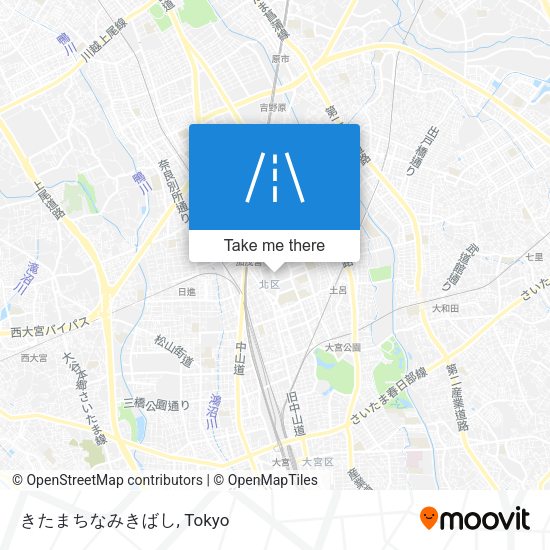 きたまちなみきばし map