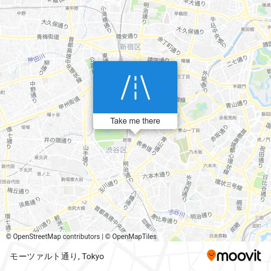 モーツァルト通り map