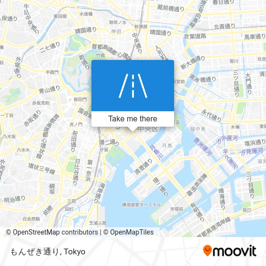 Monzeki Street map