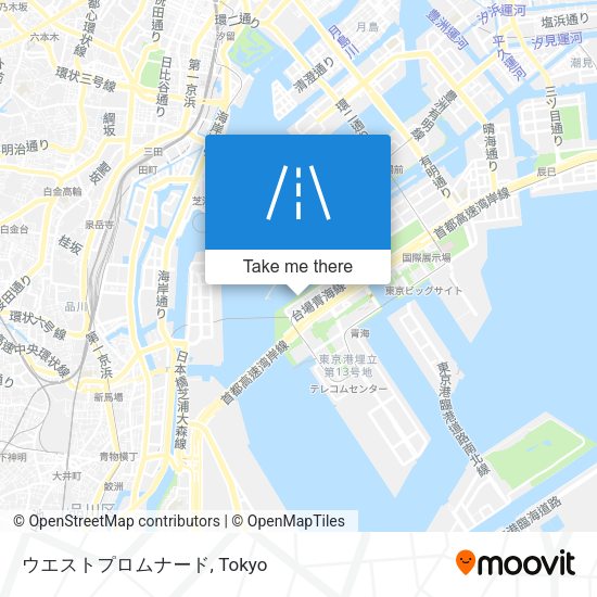 ウエストプロムナード map