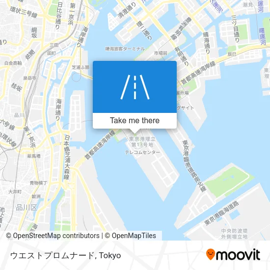 ウエストプロムナード map