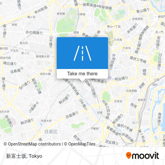 新富士坂 map
